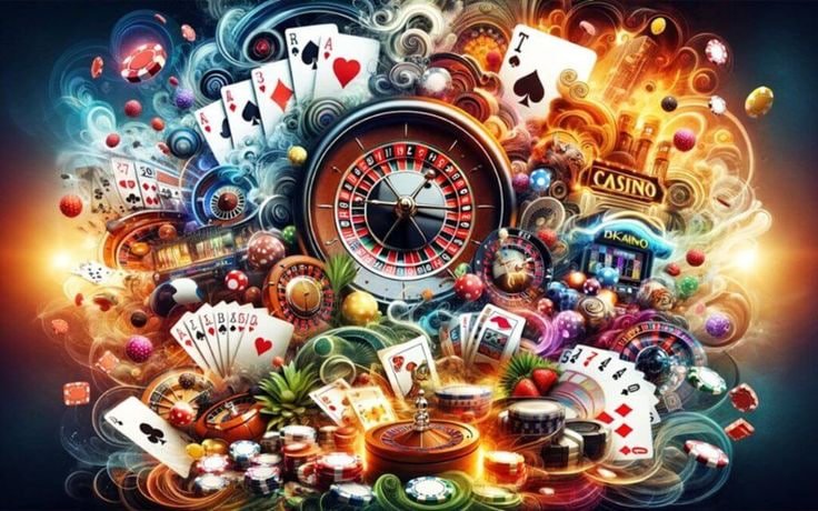 Kartu Blackjack menunjukkan nilai tangan dan pilihan strategi